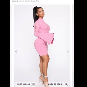 Fashion Nova Next To Me Knit Dress SOLD OUT‼️